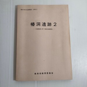 401 岐阜市文化財報告 1990椿洞遺跡2 教育委員会 市道建設に伴う緊急発掘調査