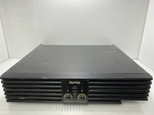 C3-01225 ★Panasonic パナソニック★WP-1200B パワーアンプ RAMSA ラムサ【中古/現状品/簡易動作:音出し、音声調節のみ確認】