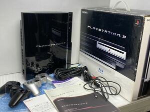 DP-012610 外観状態良好　Sony PlayStation3 本体 CECHA00 60GB FW 4.25 ps1 ps2ゲーム確認済 プレステ3 プレイステーション3