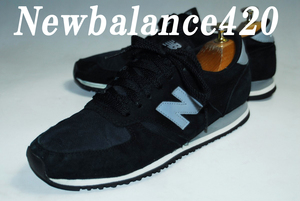 ◆DSC4904◆驚愕の2000円～完全売り切り！ニューバランス/New Balance/NB420/24.5㎝/D/ロー/ブラック/良品/世界が認める傑作！人気絶大！