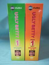 【DVD】アグリー・ベティ シーズン1 PART1・2 DVD-BOX 全12巻揃い 2006年 収納ケース付き_画像3