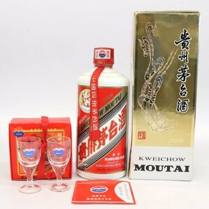 貴州茅台酒 マオタイ酒 五星麦 天女ラベル 2004 53％ 500ml 943g 古酒 中国 KWEICHOW MOUTAI◆おたからや【K-A32874】