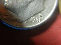 外国・USA／ルーズベルト１０セント白銅貨・１ダイム（1981年D）　240104_画像3