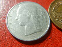外国・ベルギー／５フラン白銅貨（1949年・BELGIQUE）　24012603_画像3
