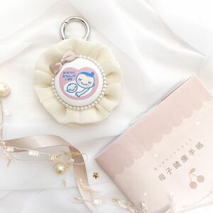 【完成品】ふわふわシフォンのマタニティロゼット