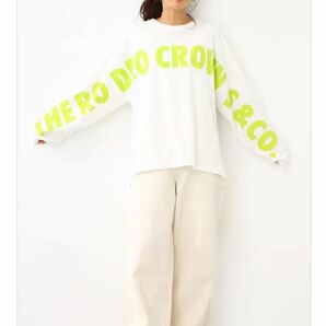 RODEO CROWNS WIDE BOWL ロデオクラウンズ　ロゴロングスリーブＴシャツ　レディース