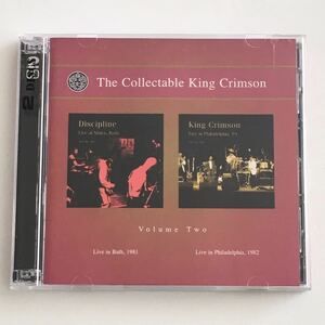 送料無料 評価1000達成記念 ロックCD King Crimson “The Collectable King Crimson Volume Two” 2CD DGM アメリカ盤