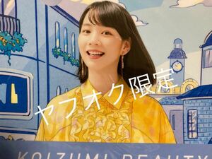 懸賞当選・未開封・非売品「のん（能年玲奈）×KOIZUMI　BEAUTY」特製クリアファイル５枚セット　当選通知書付き　小泉成器