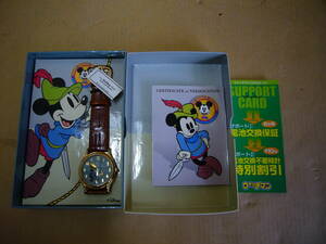 ディズニー　腕時計　ミッキー　未使用品　化生箱付　当時物