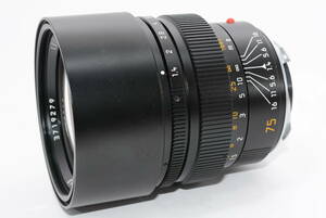 【外観特上級】Leica ライカ SUMMILUX-M 1:1.4/75 E60　#m7229