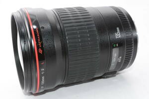 【外観特上級】Canon 単焦点望遠レンズ EF135mm F2L USM フルサイズ対応　#m7184