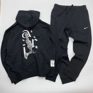 NIKE ナイキ ジョーダン バックロゴ フーディ スウェット 上下セット 黒 2XL DM1411/905236-010 23-1123-9-5/6