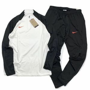 NIKE ナイキ Dri-Fit ストライク ドリルトップ 上下セット 白黒 L DV9226/9270-101/013 23-1207-5-21/22