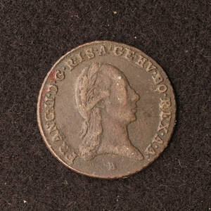 KM#2111/オーストリア帝国 1クロイツァー銅貨（1800）神聖ローマ皇帝フランツ2世[E3077]コイン、ドイツ