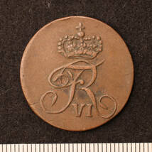 KM#280/ノルウェー 2 Skilling Courant 銅貨（1810）[E3179]_画像2