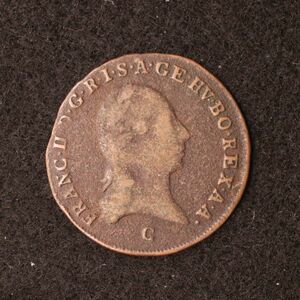 KM#2111/オーストリア帝国 1クロイツァー銅貨（1800）神聖ローマ皇帝フランツ2世[E3075]コイン、ドイツ