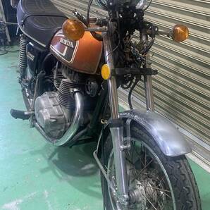 CB250 G5 セニア ベース車両 書類付 サブロク オレンジ CB360T CJ360T CB250 G5 ホーク ヨンフォア CB400F CB350Fの画像2