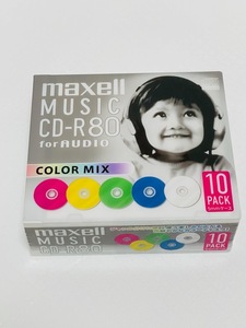 ■■ 【新品】 maxell/日立マクセル 音楽用CD-R 10枚セット CDRA80MIX.S1P10S ■■