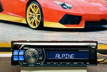 【保証付動作】 ALPINEアルパイン【CDE-101J】CD/USB/Tunerヘッドユニット ★ 1DINサイズ■中古■_画像1