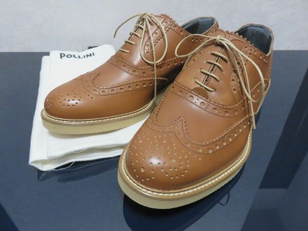 ★POLLINI★ ポリーニ ウィングチップシューズ サイズ25cm