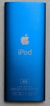 Apple iPod nano 第4世代 8G ブルー A1285_画像2