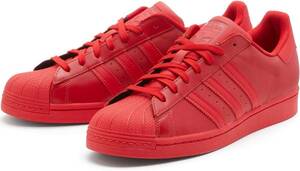 25.5cm アディダス スーパースター 赤 GX4988 ADIDAS SUPERSTAR 真っ赤 オールレッド