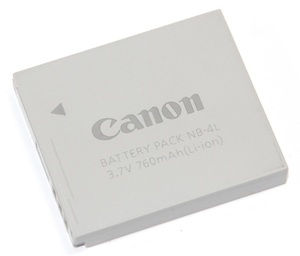 新品 NB-4L 純正 Canon バッテリー キヤノン 充電池 Ixy パワーショット