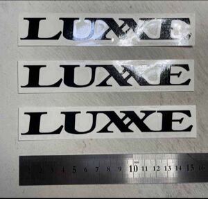 フィッシング　LUXXE 切り文字ステッカー　カッティングステッカー　防水仕様　ドレスアップ　カスタム
