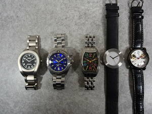 機械式腕時計 大量 ５点セット まとめ ORIENT Town&Country AIR DIVER'S 200M POWER RESERVE/ZIPPO/COGUなど 自動巻き 手巻き AUTOMATIC