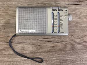 Panasonic パナソニック AM/FM 2バンド ラジオ RF-U155 ポータブルラジオ コンパクトラジオ ラジオ　K-562