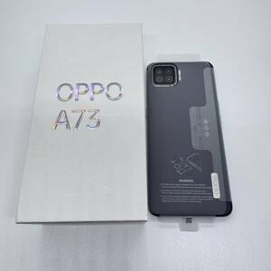 【極美品】OPPO A73 Androidスマートフォン 6.44インチ 有機EL フルHD+ 画面内指紋認証あり Rakuten版SIMフリー 付属品完品 CPH2099