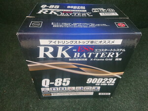 未使用 自動車　バッテリー RK-ESS アイドリングストップ車にオススメ エコスタートシステム 12V 54Ah 670A Q-85 90D23L ②