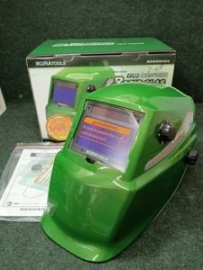 中古美品 IKURATOOLS 育良精機 ラピッドグラス 溶接面 自動面 ISK-RG5X