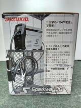 未使用 SUZUKID スター電気 100V専用 インバータ ノンガス半自動溶接機 Sparkway80 SSW-80_画像3