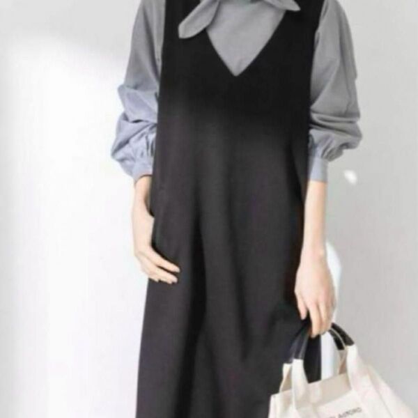 URBAN RESEARCH Sonny Label『WEB限定』クロスジャンパースカート