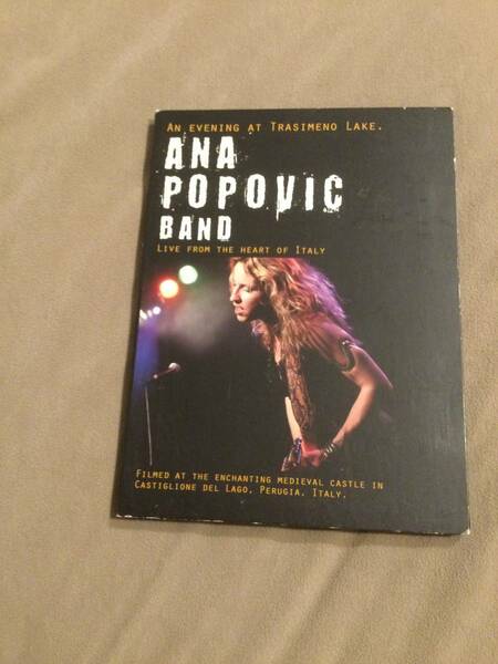 DVD ANA POPOVIC /An Evening At Transimeno Lake Live From The Heart Of Italy アナ・ポポヴィッチ