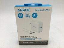 未開封品【Anker】充電器　PowerPort III PD 65W with USB-C & USB-C ケーブル (1.8m)【郡山安積店】_画像1