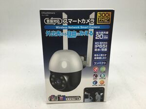 未使用品【Kashimura】スマートカメラ　防水/首振/高輝度　KJ-188【郡山安積店】