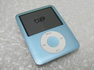 PK15088S★Apple★iPod nano 8GB ブルー★A1236★動作OK★ジャンク扱い★