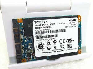 PK14888R★TOSHIBA★SSD 64GB★THNSNC064GMMJ★動作保証付 MicroSATA