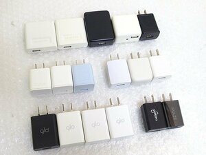 PK14953R★glo、iQOS、Ploom等★USB電源アダプター★S21A25他★17点まとめて ジャンク