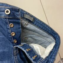 セール 即決1円 ZARA MENダメージ加工デニムW30ストレッチデニム スキニーインディゴデニム　ジーパン_画像8