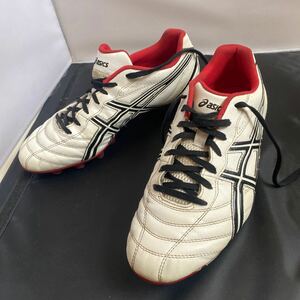 アシックス DS LIGHT WB3 ホワイト27,5cm 日本人の為WIDE設定 フットボールシューズ サッカースパイク ASICS 土グランド、人口芝用 TS1722