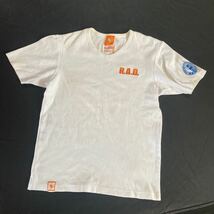 セール 即決1円 sea monkey【半袖TシャツRAD Rescue Advanced Diver 】color白×オレンジ色ロゴ刺 USED古着_画像1