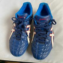 アシックス asics サッカー スパイク DS LIGHT 27.5㎝ 美品 ブルー_画像2