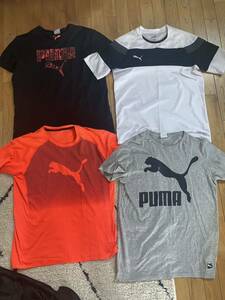 4点 セット 大きいサイズ XL XXL★PUMA(プーマ) Tシャツ ★*スポーツウエア*吸汗速乾**トレーニングウエア*テニス*サッカー*野球