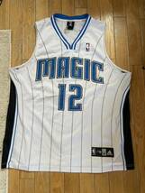 NBA MAGIC ドワイト・ハワード HOWARD 12 サイズ52オーランド・マジック adidas アディダス ユニフォーム ジャージ バスケ XL ストライプ_画像2