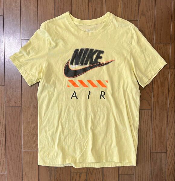 ナイキ NIKE ビッグロゴ イエロー×オレンジ Lサイズ Tシャツ