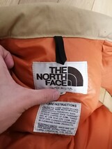 USA製 茶タグ　 THE NORTH FACE　ノースフェイス ダウンベスト　S ベージュ　ヴィンテージ 　ビンテージ　キャンプシエラダウンベスト_画像5