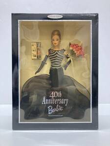 【35359】希少！未使用品　Barbie　バービー人形（40th Anniversary 白） MATEL　USA　1990年代